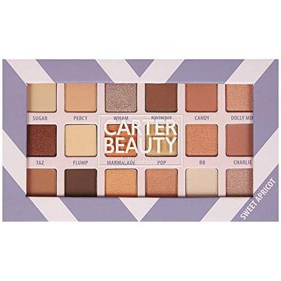 18 Shade Eyeshadow Pallet Long Lasting Eye Shadow Makeup Shimmer & Matte Vibrant Colours (Sweet Apricot)