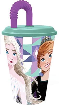 ALMACENESADAN, 0000; Reusable Cane Cup, Capacity 430 ml; Ideal for Any Occasion, from The License (Frozen)