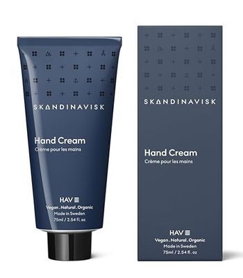 Hav Handkräm 75 ml - Doftnoter: Salthavsdoft, tång, havtorn och strandros. Naturliga ingredienser och vegansk.