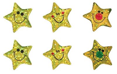 Sticker oplossingen die cut Gold sterren beloning sticker (180 stuks)