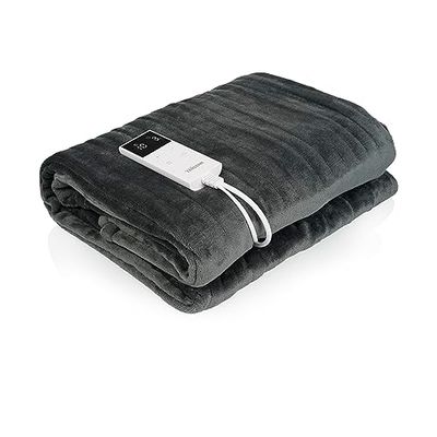 Tristar Elektrisk filt – 180 x 120 cm fleece – maskintvättbar – justerbar temperatur – avtagbar fjärrkontroll – BW-4781