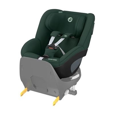 Maxi-Cosi Pearl 360 Silla Coche Bebe i-Size, Silla Coche 360 Giratoria para Bebé y Niño ISOFIX , 3 Meses a 4 Años (61-105 cm), ClimaFlow, Arnés de Apertura y Cierre Fácil, G-CELL, Authentic Green