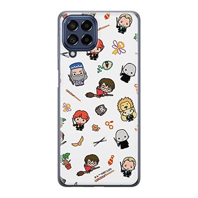 ERT GROUP mobiltelefonfodral för Samsung M53 5G originalt och officiellt licensierat Harry Potter mönster 026 optimalt anpassad till formen på mobiltelefonen, gedeeltelijk transparant