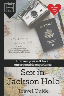 Jackson Hole FAKE Travel Tour Guide Book Wide Lined Notebook: Funny GAG GIFT for Honeymoon Vacation Just Married Bride Groom Holiday