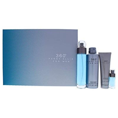 Perry Ellis 360 pour Homme 4 Pièces Coffret Cadeau 4 Unités
