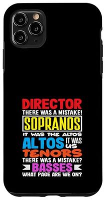 Musical Lover Director Altos Tenors Sopranos Case for iPhone 11 Pro Max