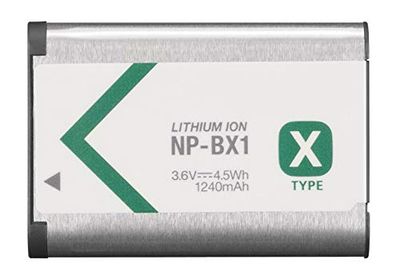 Amsahr Digital Replacement Camera and Camcorder Battery for Sony NP-BX1, HDR-AS10, HDRAS15