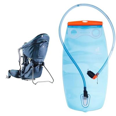 deuter Kid Comfort Pro Porte-bébé avec sac de jour & Streamer 3.0 Système d’hydratation