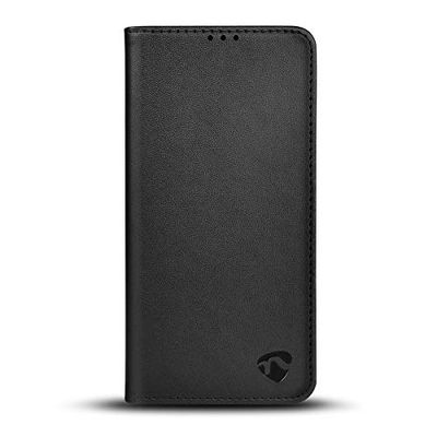 Smartphone Wallet Book - Gebruikt voor: Huawei - Huawei Y7 2019 / Y7 prime 2019 / Y7 pro 2019 - Geschikt voor 1 Kaart - Zwart - PU/TPU - Verstelbare standen