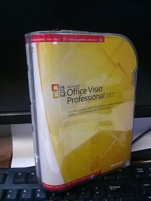 Microsoft Visio Professional 2007. Academical Lisence - Software de gráficos (Caja, 1 usuario(s), Academic, PC, 2000 MB, 256 MB)