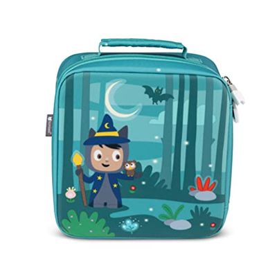 tonies Transporteur de scène sous la Lune Magique Sac de Transport pour Minimum 14 Figurines auditives Toniebox et Accessoires Panneaux Dépliants 20 x 20 x 12 cm