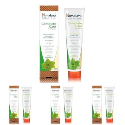 Himalaya Botanique Simply Peppermint Toothpaste - 150g (Confezione da 4)