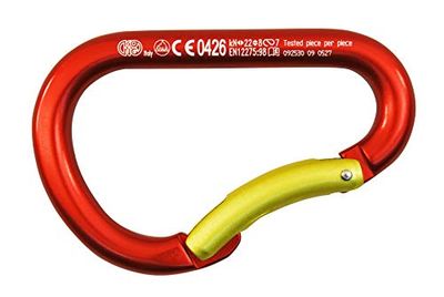 KONG Paddle gebogen poort aluminium karabijnhaak