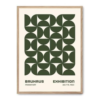 Cuadro bauhaus green forms i_FASE5