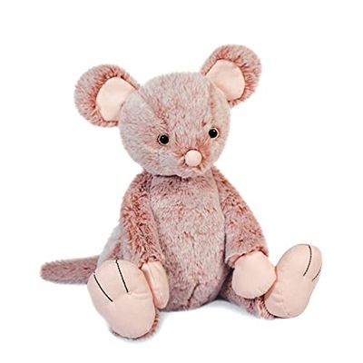 Histoire d'Ours - Peluche Souris - 25 cm - Bleu - Peluche Enfant - Lily La Souris Rose - Fidèles Compagnons - HO3068