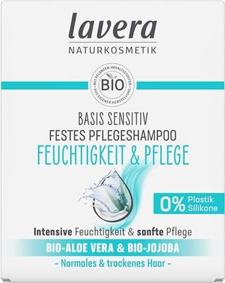 lavera Firm Care Shampoo Base Sensitive Moisture & Care – No Silicone – Long-Lasting Freshness & Balanced Scalp – Vegan – Natural Cosmetics – 50 g