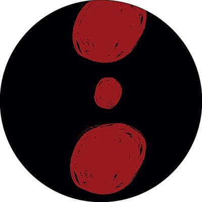 Bonateks, Round Digital Printed Mouse Pad, Non-Slip Base, for Office and Home, Diameter:22cm
