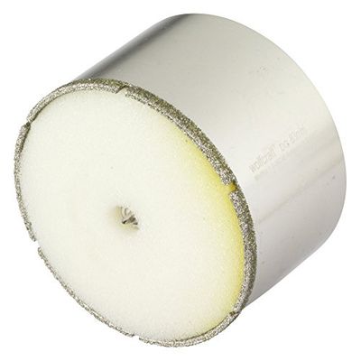 wolfcraft Coroa de perfuração de diamante "Ceramic" com broca centradora e haste I 5933000 I Para instalações sanitárias e elétricas em azulejos e azulejos; profundidade de corte: 45 mm