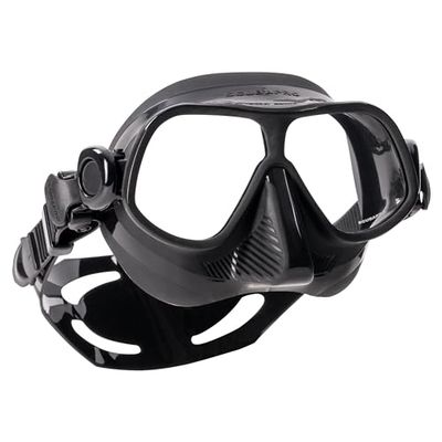 Scubapro Masque Steel Pro Noir Kit de détendeur pour plongée en Eau Froide Unisex-Adult, Black, One Size