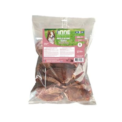 Nutrivet - INNE - Chien - Friandise Naturelle - Oreilles de Porc - 10 pièces - Fabriquée en France