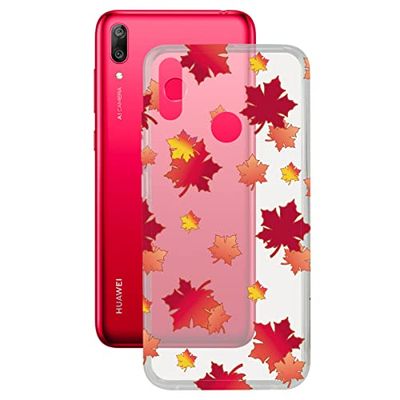 BigBuy Tech S1903884 Custodia per cellulare Huawei Y7 2019 Flex Autumn TPU