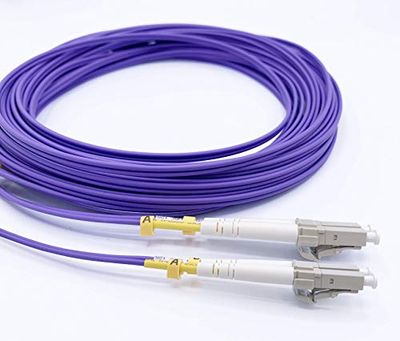 Elfcam LC/UPC till LC/UPC OM4 multimode duplex fiberoptisk kabel, LSZH 50/125um LSZH (10M) fiberoptisk kabel