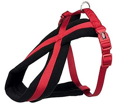 Trixie Premium Touring Hundegeschirr L: 60–90 cm/25 mm, rot
