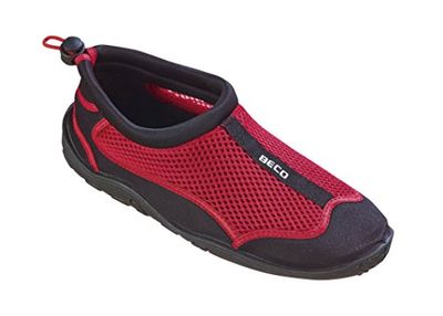 Beco Chaussures de Surf Unisexe pour Homme, Rouge/Noir, 44 EU