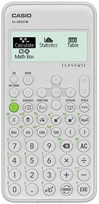 Casio FX-350CW Calculatrice Scientifique avec Plus de 290 Fonctions et Affichage Naturel HD à 4 Niveaux de Gris