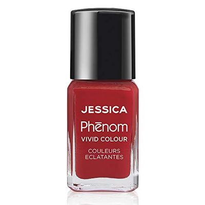 JESSICA | Phenom Vivid Colour Nail Polish | Long-lasting Gel-like Nail Polish without UV Lights coming in vivid & pigmented colours | Leading Lady | 14 ml