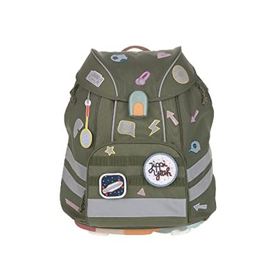LÄSSIG Reflecterende stickers schooltas rugzak helm zelfklevende stickers - Pimp Your Bag/reflecterende sticker Rainbow, regenboog, Reflecterende stickers