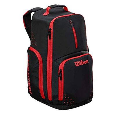 Wilson Evolution Backpack RDBK, Basketball Unisex-Adult, Red/Black, Uni
