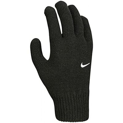 Nike Unisex - Volwassen YA Swoosh Knit 2.0 handschoenen, zwart, S/M