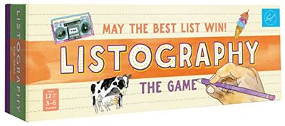 Listography: (Board Games, Games for Adults, Adult Board Games): The Game: May the Best List Win!