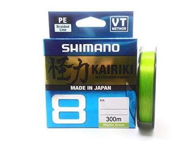 Shimano Kairiki 8, 300 Enter, 0,130 mm/8,2 kg, gevlochten vislijn, 59WPLA68R02