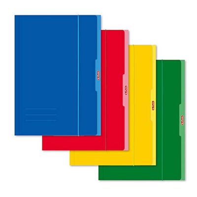 Herlitz 446401 verzamelmap A4, 1 stuk, rood/geel/groen/blauw