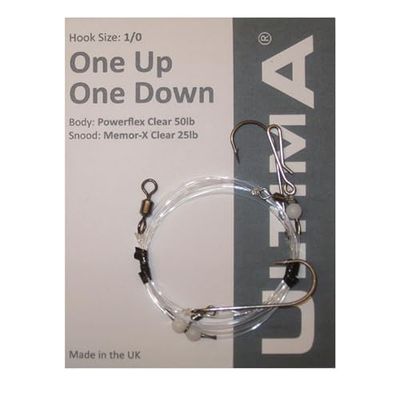 Ultima 1 Up 1 Down Rig - 2 haken - maat 2/0