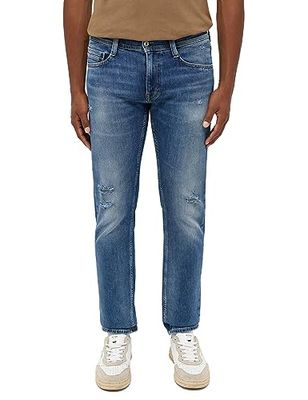 MUSTANG Men's Style: Oregon Slim Jeans, Medium Blue 684, 30 W/30 L