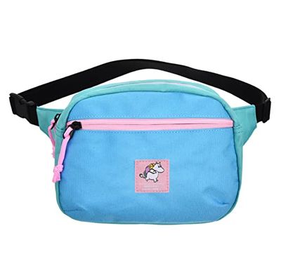 Moomintroll Adventure Moomin Sac Banane rétro Bleu Taille Unique, Bleu, Taille Unique, Rétro
