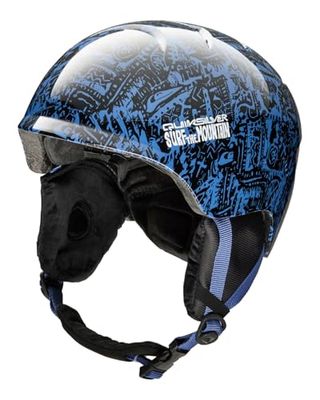 Quiksilver Slush Sport Helmet Garçon, Rock and Roll True Black, S/M