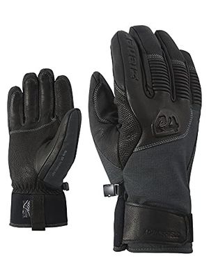 Ziener GANZENBERG AS(R) AW Glove ski Alpine Guanti da sci, Uomini, Grigio, 10,5