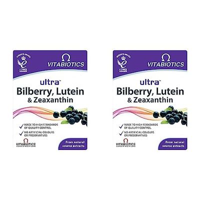 Vitabiotics Ultra Bilberry, Lutein and Zeaxanthin - 30 Tablets (Pack of 2)