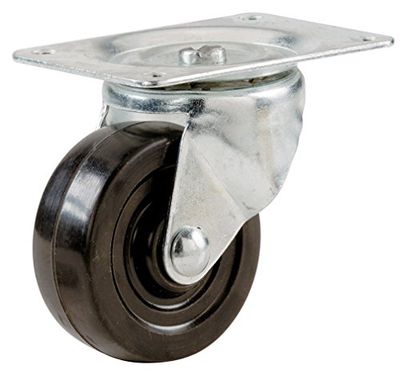 Shepherd Hardware Heavy Duty Swivel Caster, Zwart