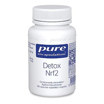 PURE ENCAPSULATIONS Detox Nrf2 | Con concentrado de brotes de brócoli, resveratrol y glutatión | Apoyo Detoxificación | 60 Cápsulas Vegetales