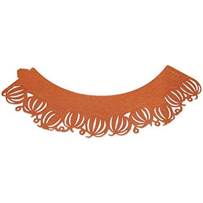 PME CW917 Avvolgi Muffin Decorativi, Arancio, 5x0.1x20.5 cm, 7 unità