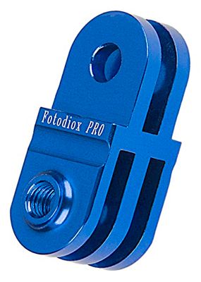 Fotodiox Pro GoTough Extender Bras d'Extension en Aluminium pour GoPro Hero HD/1/2/3/3+/4 20 mm Bleu Métal
