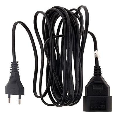 Zenitech - Alargador de calidad HO3VVH2F 2x toma 0,75 6A Negro 10m