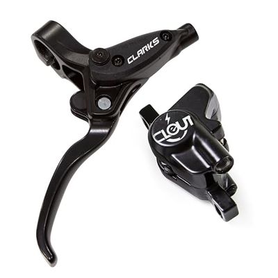 Clarks Cycle Systems E-Clout Kit de Freins à Disque hydrauliques avec rotors Olives et Supports is 180/160 mm