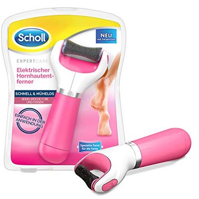 Scholl Velvet Smooth - Removedor elétrico, madeira de faia, expresso pedi, com rolo extra forte para resultados precisos, 200 g. A embalagem exterior pode variar.