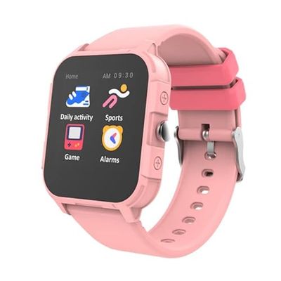 Smartwatch Cool Junior siliconen roze (gezondheid, sport, slaap, IP68, games)